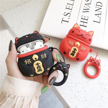 Maneki Neko Airpods Case Headphone & Headset Accessories KittyNook Cat Company
